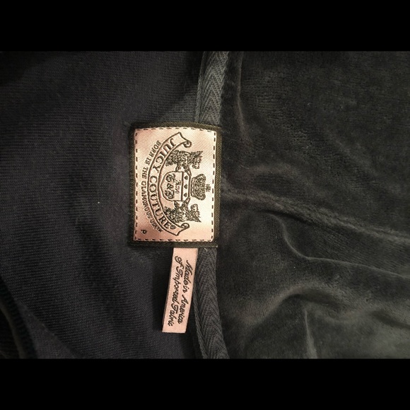 Juicy Couture velour hooded zip-up - Picture 6 of 6